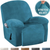 Velvet Stretch Recliner Slipcover 1 Seater CAMEL