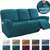 Soft Velvet Recliner Sofa Cover Grey