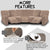 Velvet Corner Sectional Couch Covers 7-Piece for 4 Seat Recliner & 1 Corner Seat