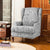 Wingback Chair Covers Dark Gray