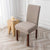 Culex Jacquard Solid Color Dining Chair Cover