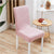 Culex Jacquard Solid Color Dining Chair Cover