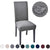 Culex Jacquard Solid Color Dining Chair Cover