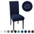 Culex Jacquard Solid Color Dining Chair Cover