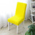 Culex Jacquard Solid Color Dining Chair Cover