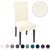 Culex Jacquard Solid Color Dining Chair Cover
