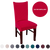 Culex Jacquard Solid Color Dining Chair Cover