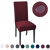 Culex Jacquard Solid Color Dining Chair Cover