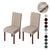 Long Plaid Jacquard Solid Color Stretch Chair Cover