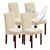 Leaf Jacquard Solid Color Stretch Chair Cover